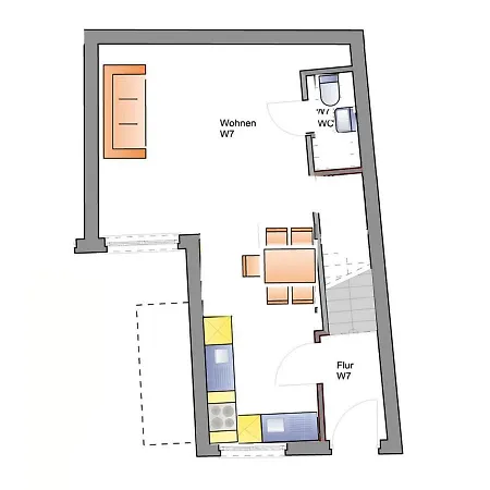 Borkumer Hof - 7 - Haus Elisa بيت للعطل *