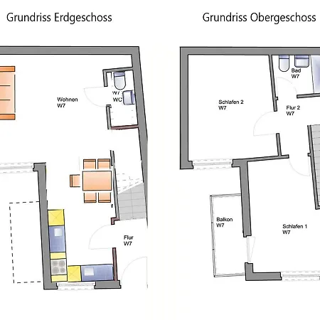 بيت للعطل Borkumer Hof - 7 - Haus Elisa